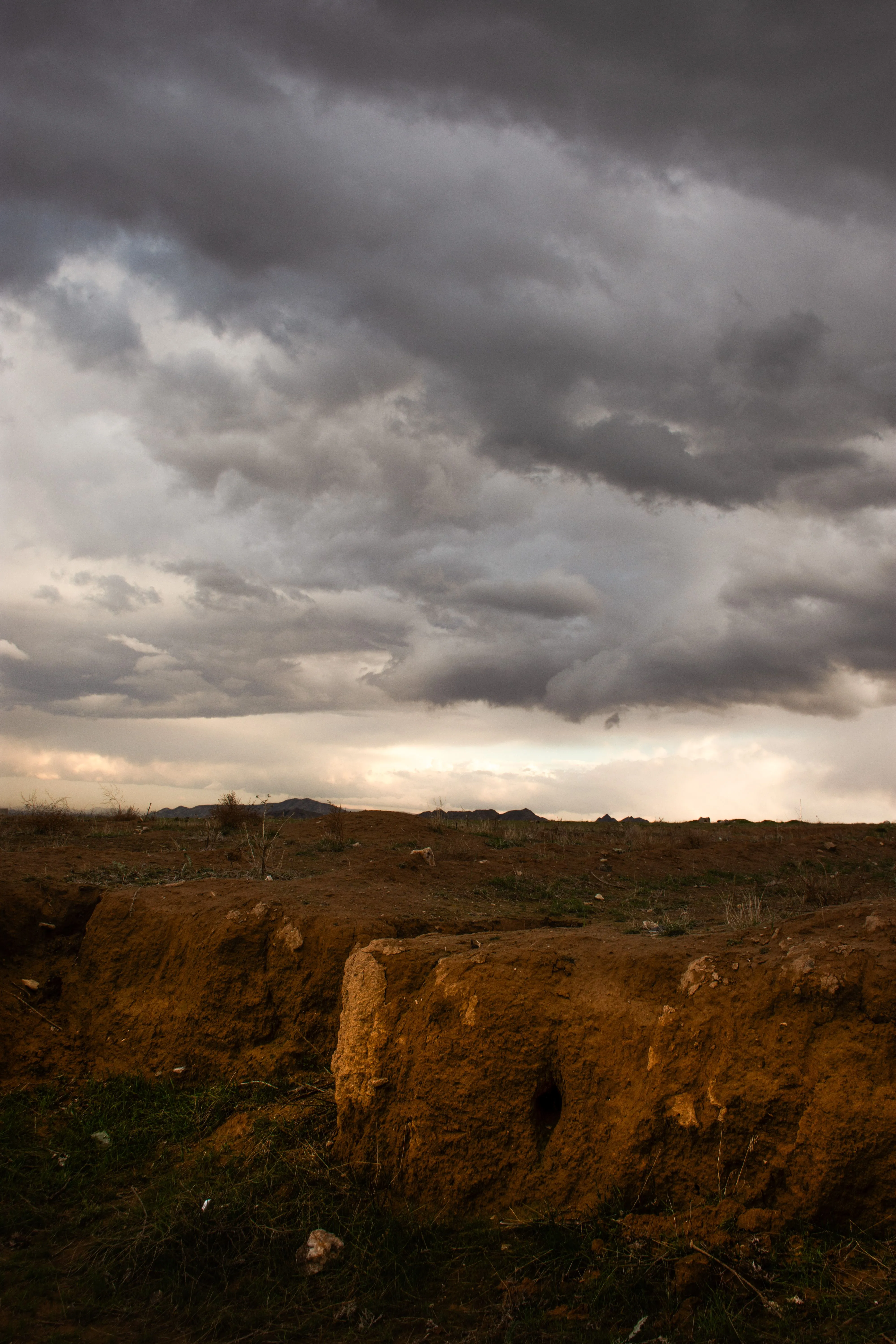 Monsoon storm clouds building over the Phoenix Valley